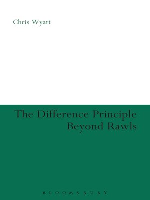 cover image of The Difference Principle Beyond Rawls